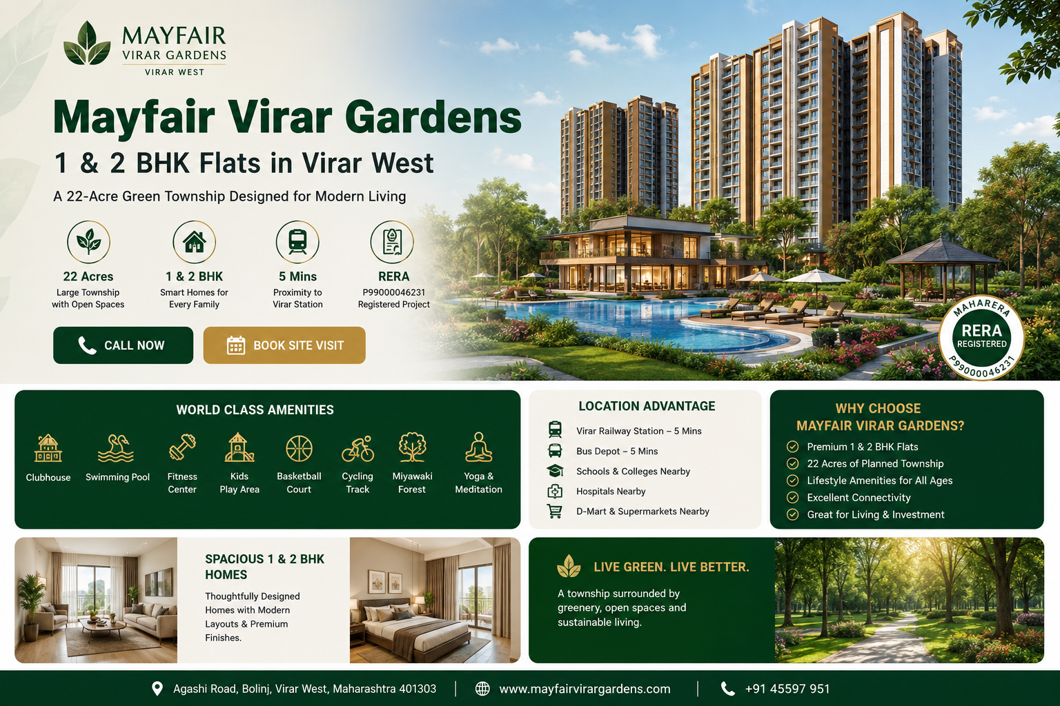 Mayfair Virar Gardens Amenities